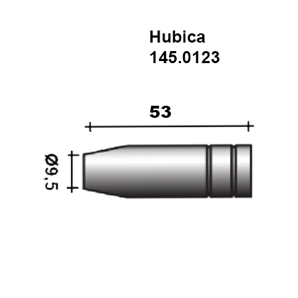 Hubica kónická pr. 9,5 mm pre ERGOPLUS 15 / MB 15 AK