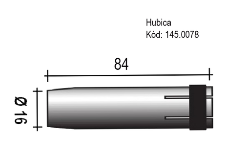 Hubica pr. 16 mm pre ERGOPLUS 36 / MB 36 AK