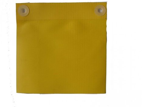 Zástena z tkaniny pokrytej PVC - žltá MINI